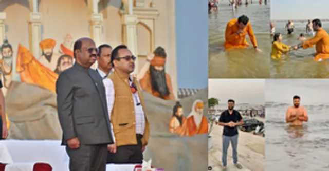 महाकुंभ में बंगाल के राज्यपाल सीवी बोस, आरपी सिंह और रोहन जेटली ने लगाई आस्था की डुबकी